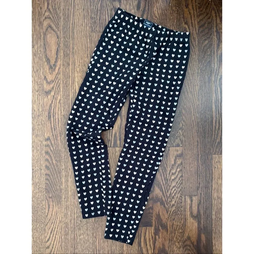3/$30 Gap Kids Girls 10/11 Heart Print Leggings
